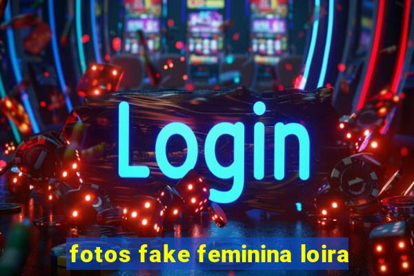 fotos fake feminina loira